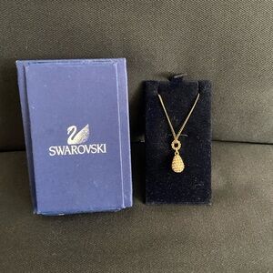 Swarovski Jeweled Teardrop Necklace